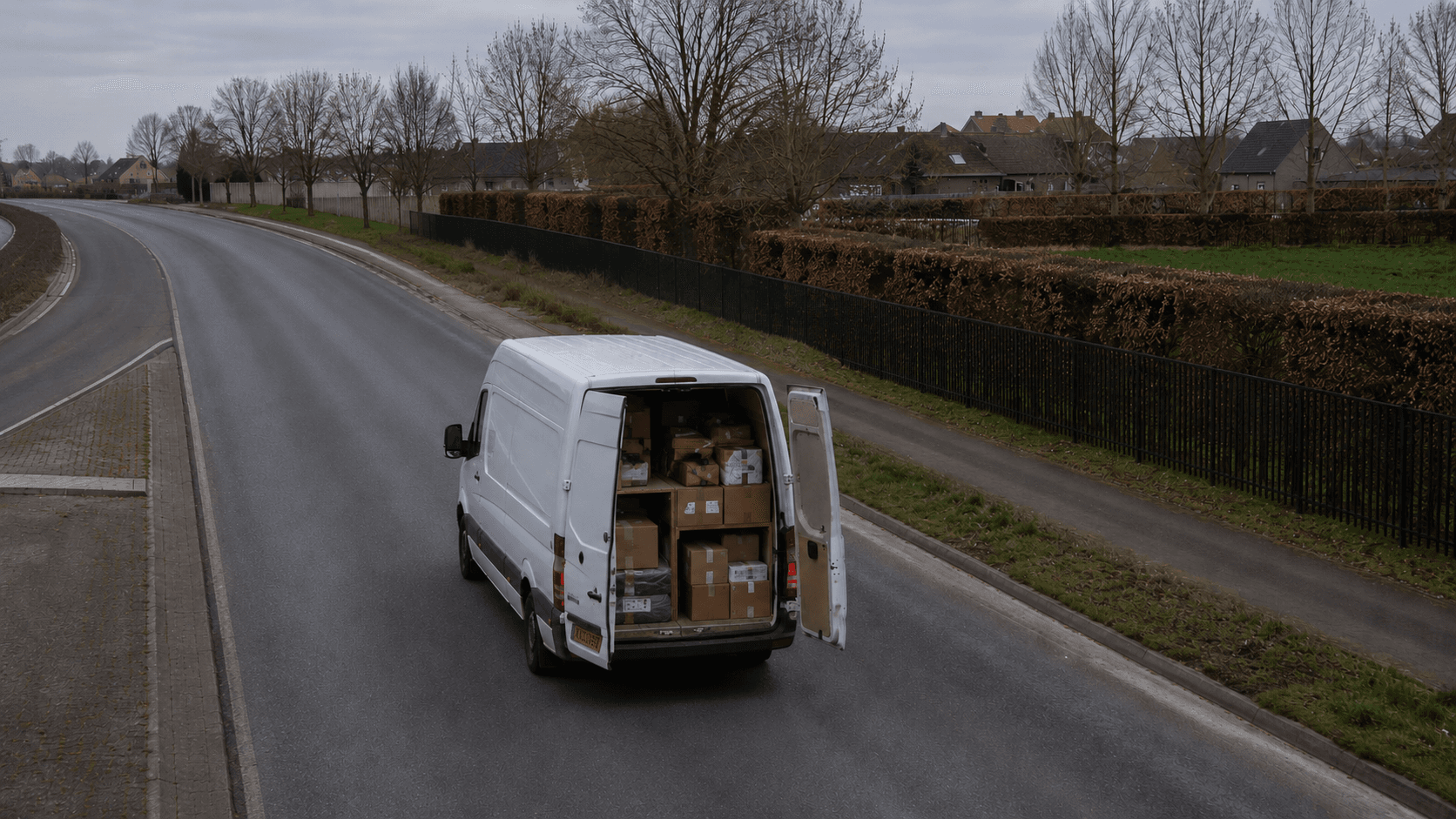 The emissions from the return trip of a delivery can be reduced by up to 30% through peer-to-peer routing, which eliminates the return leg to the warehouse and ships directly from the returning customer to the next buyer.